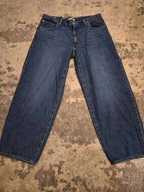 Levi's 32 Baggy Dad Denim Big E Classic Boho Festival Hippie Biker Retro Jeans
